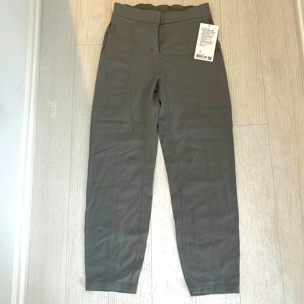 lululemon athletica Olive Green High-Rise Straight Pants